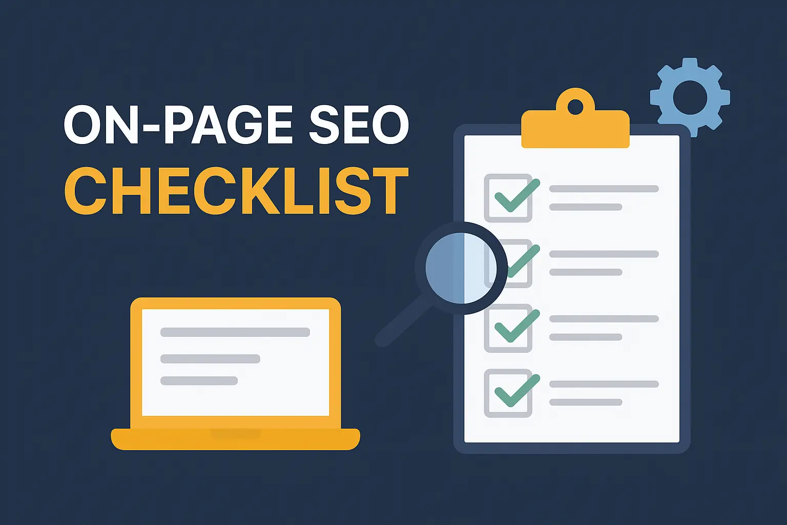 On Page SEO Checklist On Page SEO Checklist